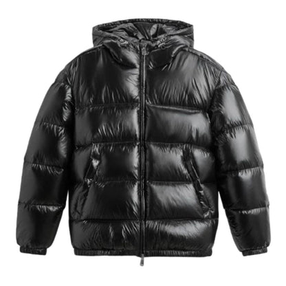 Liam Men's Hooded Puffer Jacket | High-Shine Finish, Urban Style 1