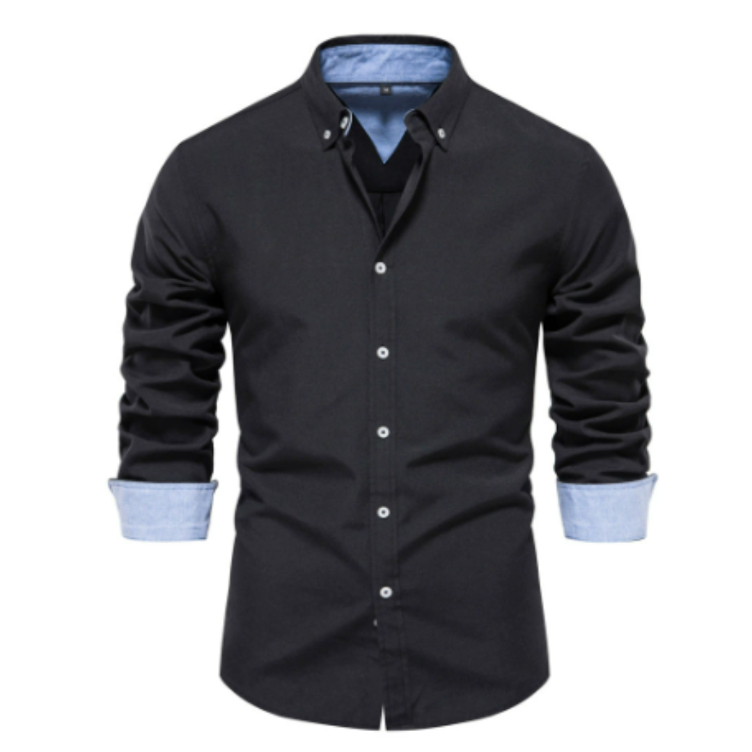 Liam Men's Polo Shirt | Stand-Up Collar, Versatile Style 0