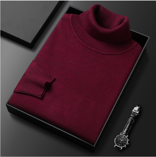 Liam Men's Turtleneck Sweater | Casual Knit for Spring 10