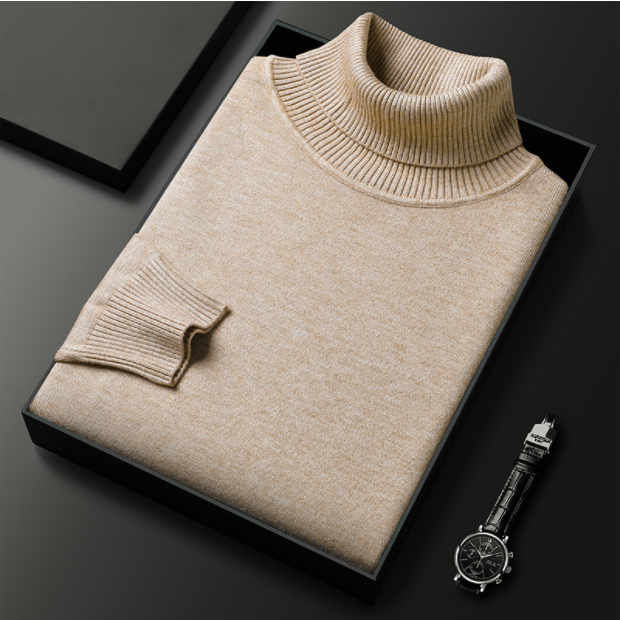 Liam Men's Turtleneck Sweater | Casual Knit for Spring 11