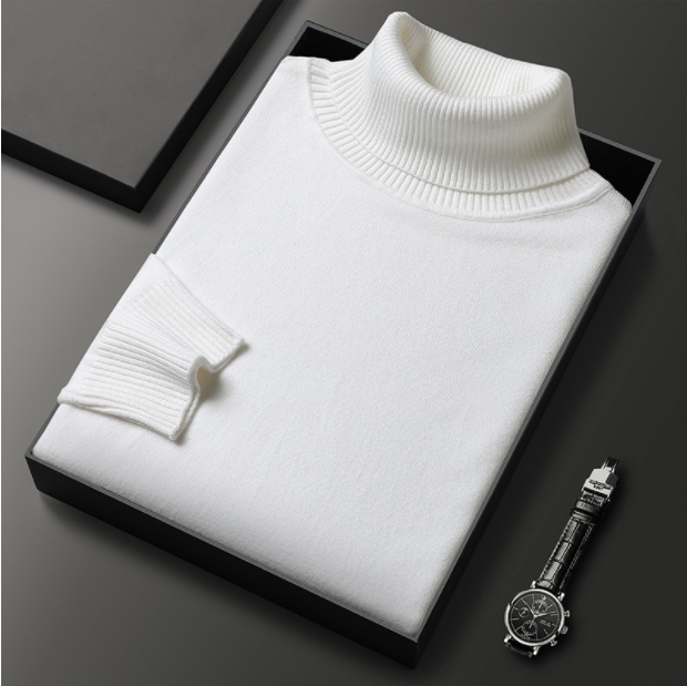 Liam Men's Turtleneck Sweater | Casual Knit for Spring 13