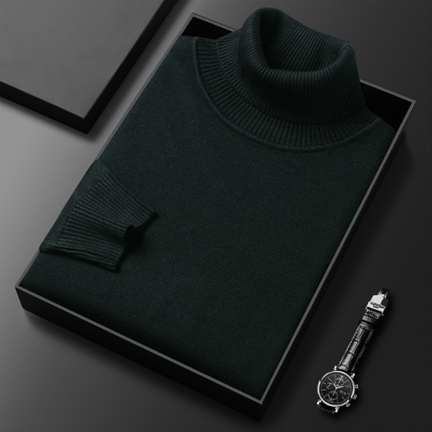 Liam Men's Turtleneck Sweater | Casual Knit for Spring 15