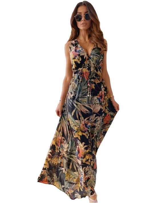 Lieve Women's Maxi Dress | Floral Print, Elegant Summer Style 0