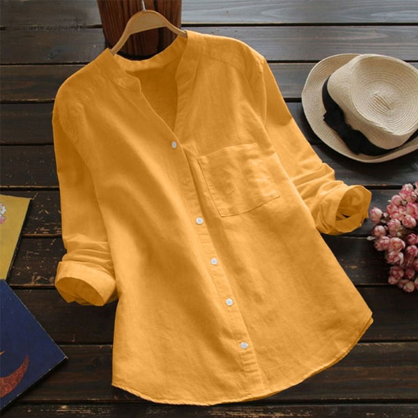 Lina Women's Blouse | Airy Fabric, 3/4 Sleeves, Summer Top 2