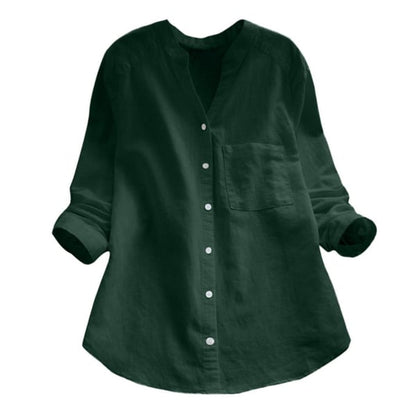 Lina Women's Blouse | Airy Fabric, 3/4 Sleeves, Summer Top 6