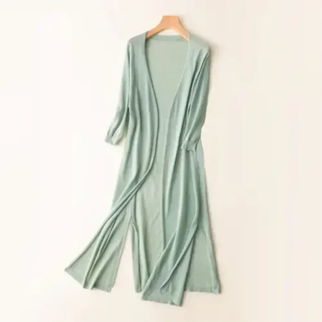 Lina Women's Long Cardigan | Airy Comfort, Stylish Design 2