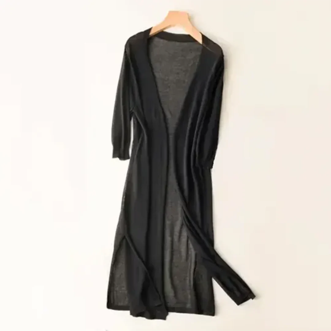 Lina Women's Long Cardigan | Airy Comfort, Stylish Design 3