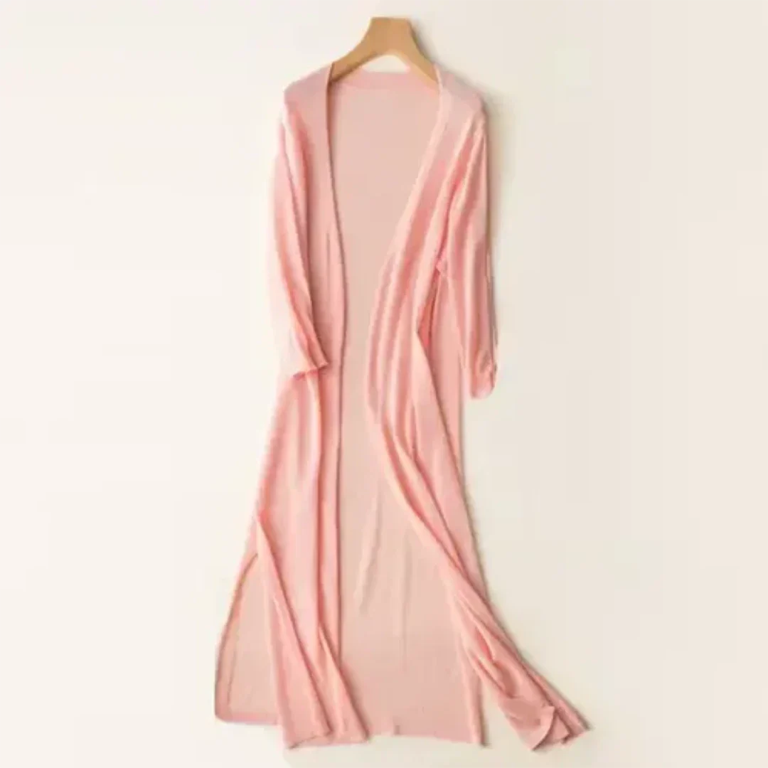 Lina Women's Long Cardigan | Airy Comfort, Stylish Design 4