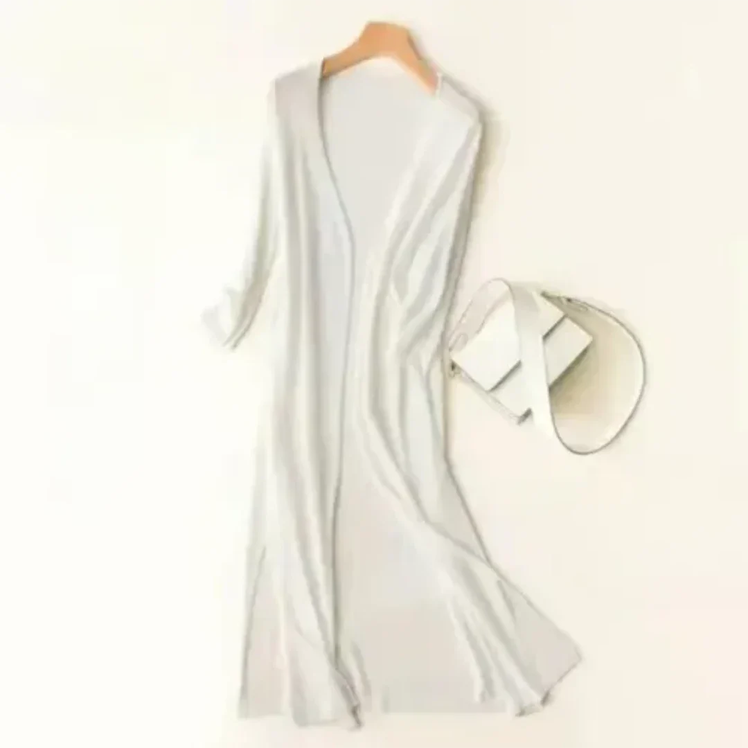 Lina Women's Long Cardigan | Airy Comfort, Stylish Design 8
