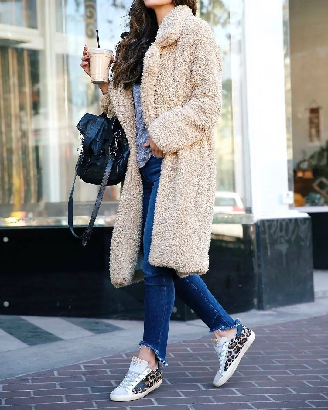 Lina Women's Long Fleece Jacket | Cozy Winter Essential 0
