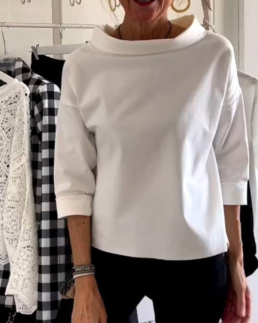 Lina Women's Long Sleeve Top | High-Quality Fabric, Versatile Style 1