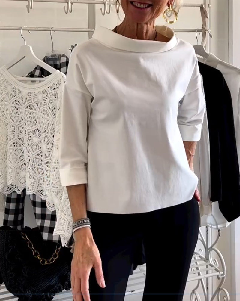 Lina Women's Long Sleeve Top | High-Quality Fabric, Versatile Style 2