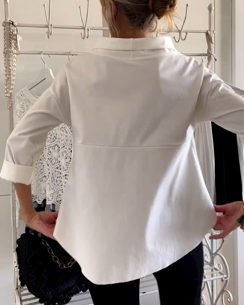Lina Women's Long Sleeve Top | High-Quality Fabric, Versatile Style 3
