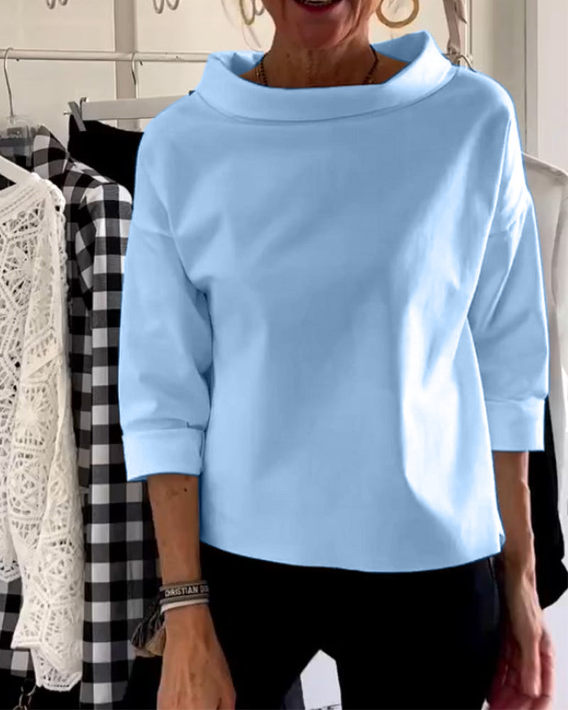 Lina Women's Long Sleeve Top | High-Quality Fabric, Versatile Style 4