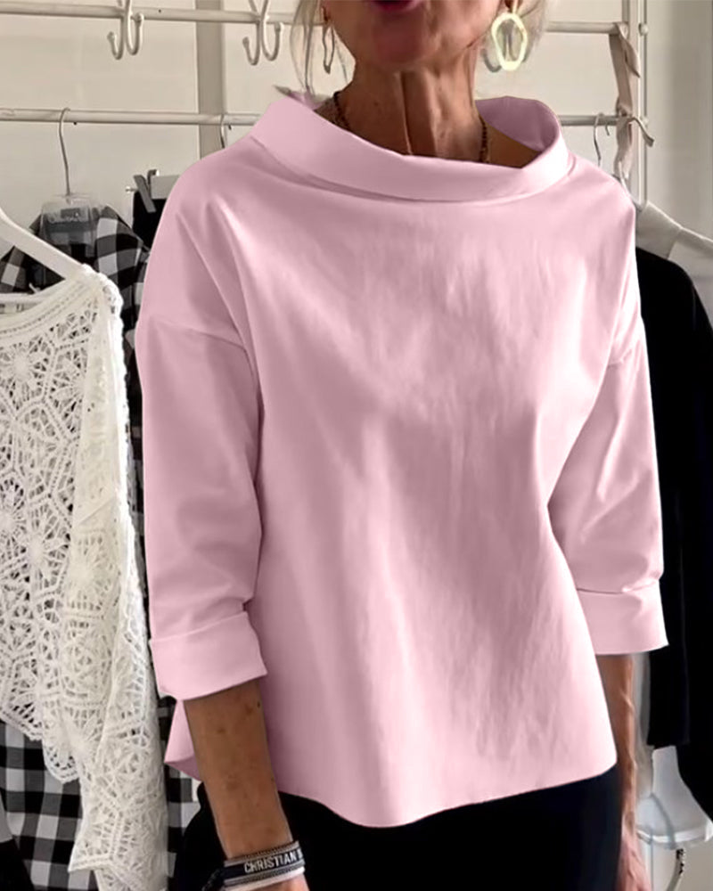 Lina Women's Long Sleeve Top | High-Quality Fabric, Versatile Style 6