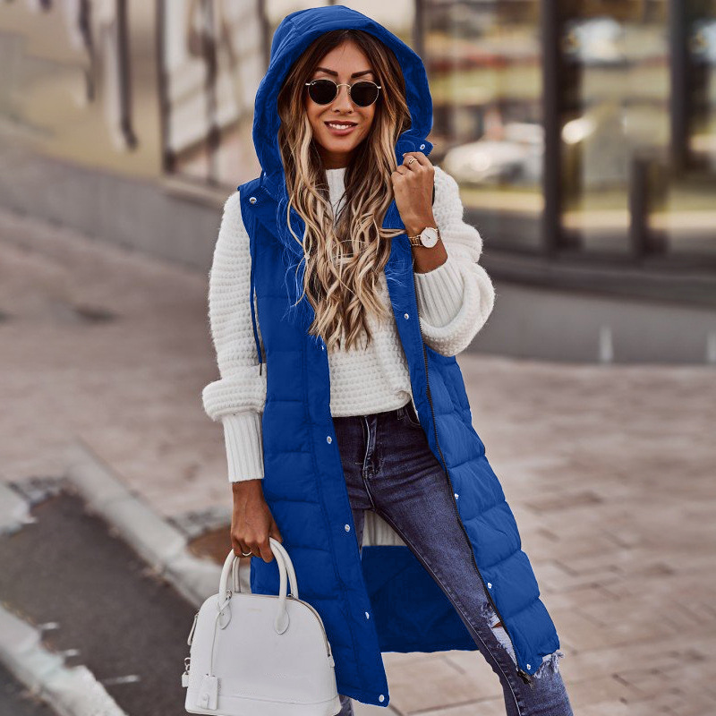Lina Women's Long Vest | Stylish Winter Layering 0