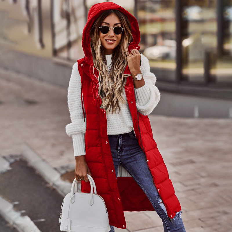 Lina Women's Long Vest | Stylish Winter Layering 1