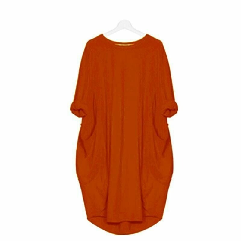 Lina Women's Midi Dress | Relaxed Fit, Casual Chic 8