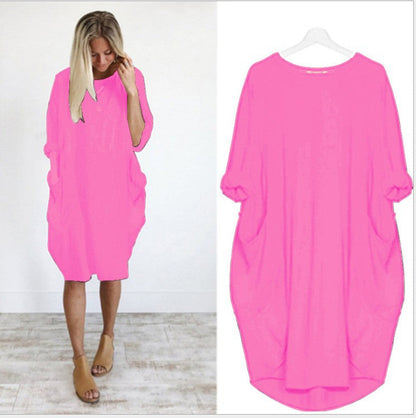 Lina Women's Midi Dress | Relaxed Fit, Casual Chic 9
