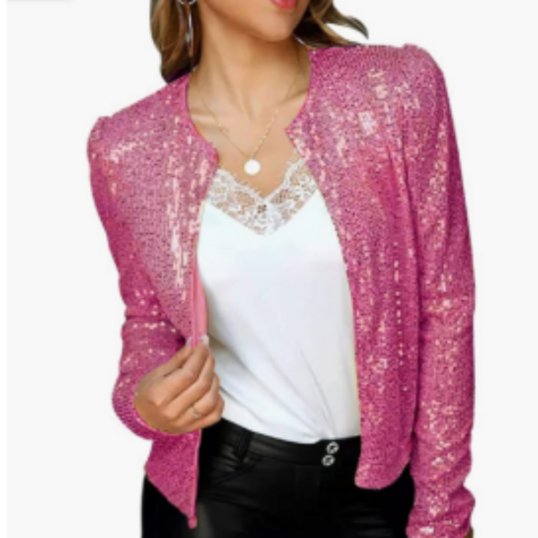 Lina Women's Short Party Jacket | Modern Fit, Stylish Layering 3