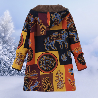 Lina Women's Winter Jacket | Floral Pattern, Cozy 9
