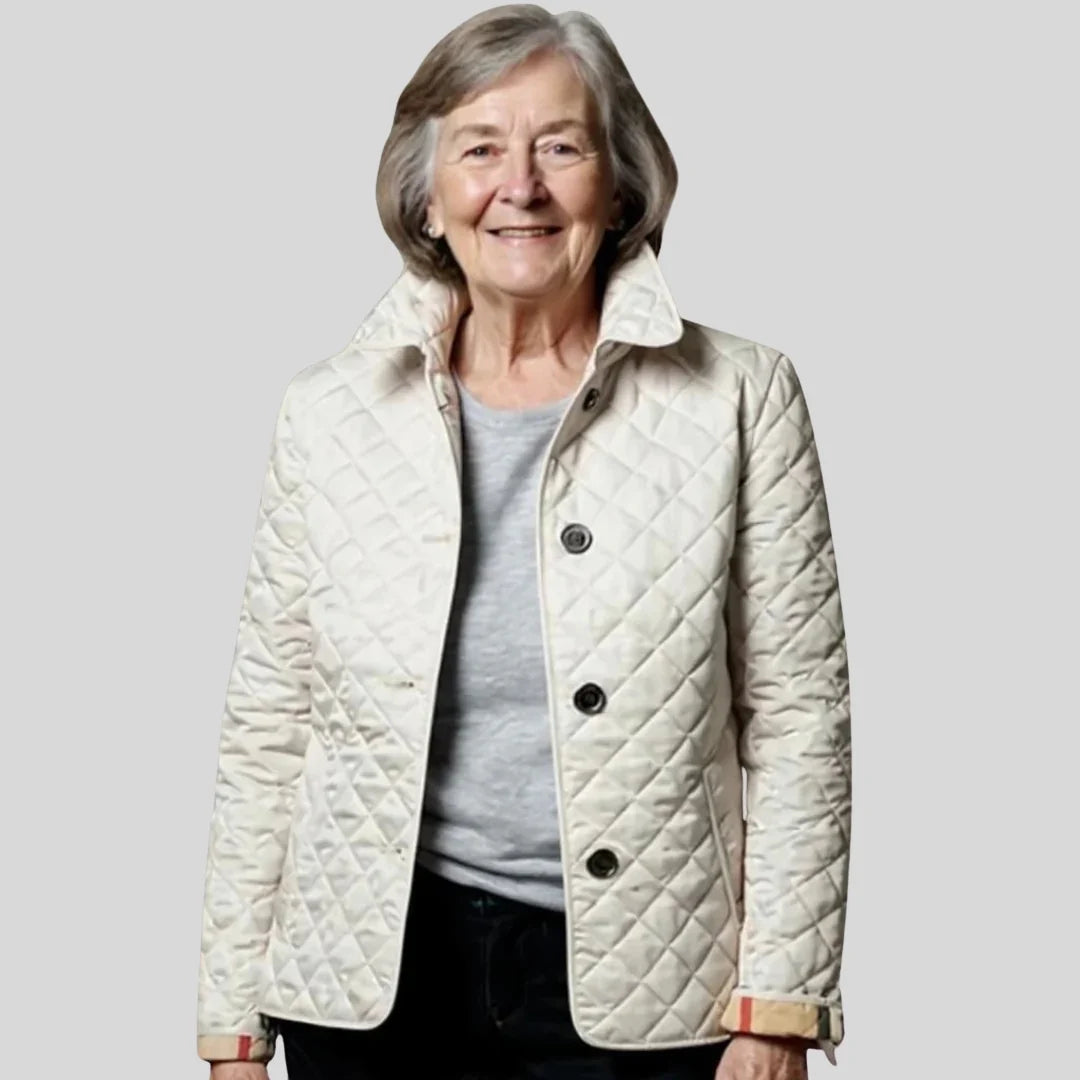 Liora Women's Coat | Lightweight Quilted Design, Elegant Collar 1