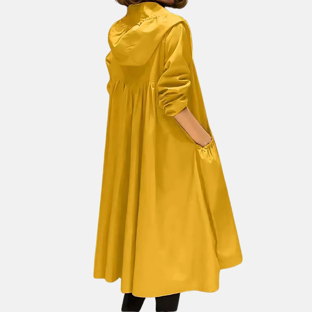 Liora Women's Raincoat | Lightweight Waterproof Hooded Design 3