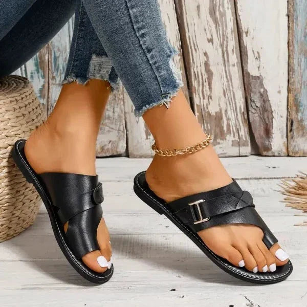 Liora Women's Sandals | Premium Leather, Arch Support and Comfort 3