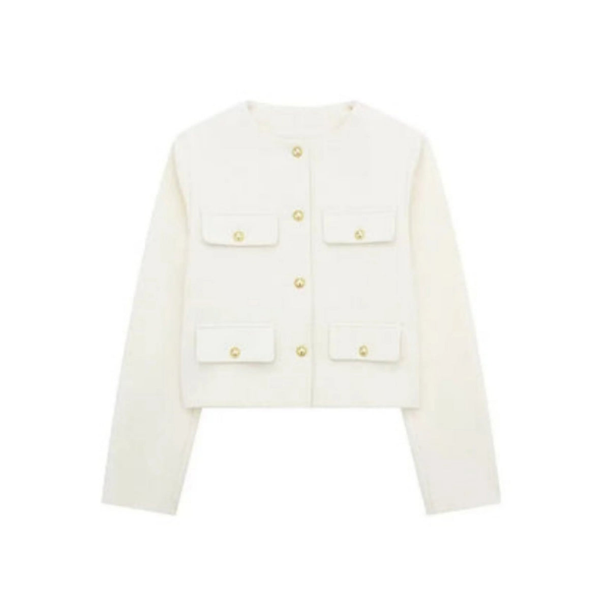 Liora Women's Short Jacket | Structured Silhouette, Decorative Buttons 3