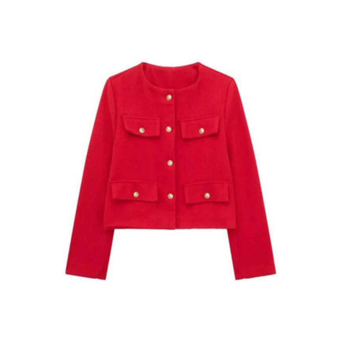 Liora Women's Short Jacket | Structured Silhouette, Decorative Buttons 4