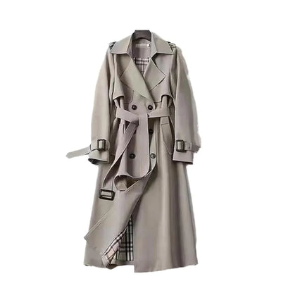 Liora Women's Trench Coat | Long Tailored Fit, Double Button Closure 10