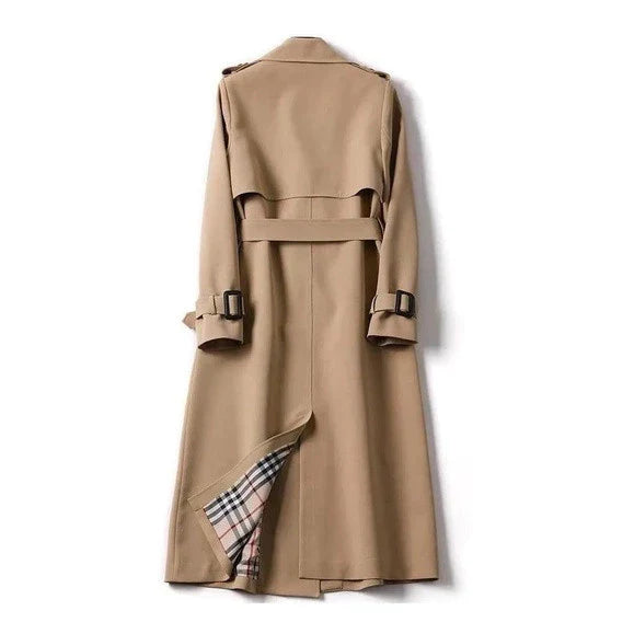 Liora Women's Trench Coat | Long Tailored Fit, Double Button Closure 8