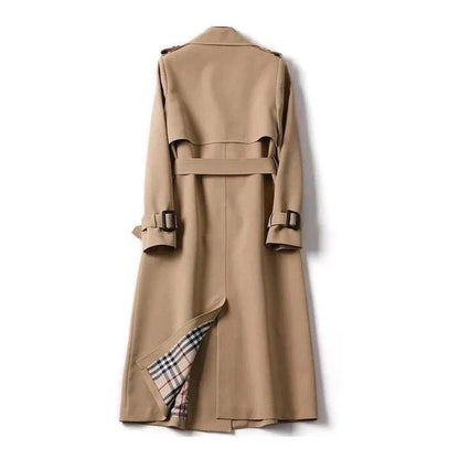 Liora Women's Trench Coat | Long Tailored Fit, Double Button Closure 8