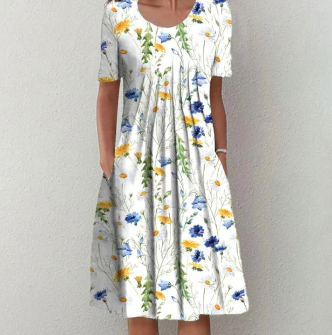 Luna Women's Midi Dress | Vibrant Prints, Casual Elegance 3