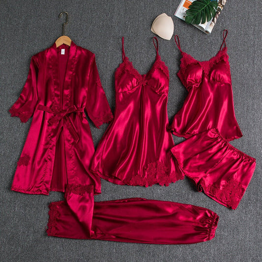 Luna Women's Silk Pajama Set | 100% Silk, Elegant & Comfortable 1