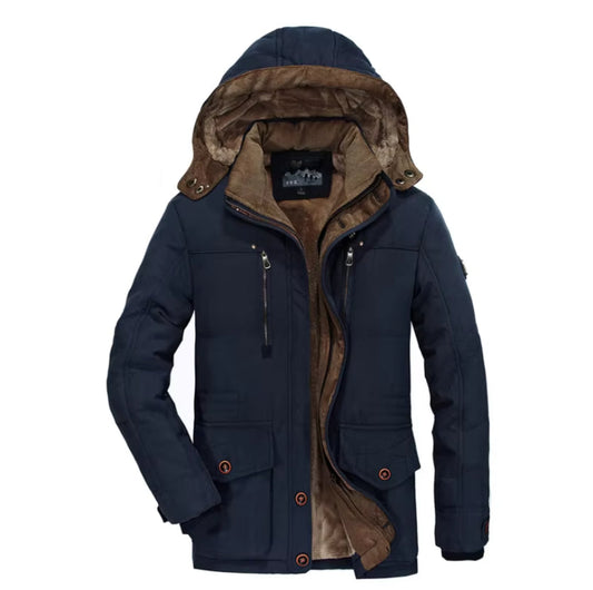Luxe Men's Winter Jacket | Insulated, Classic Design 0