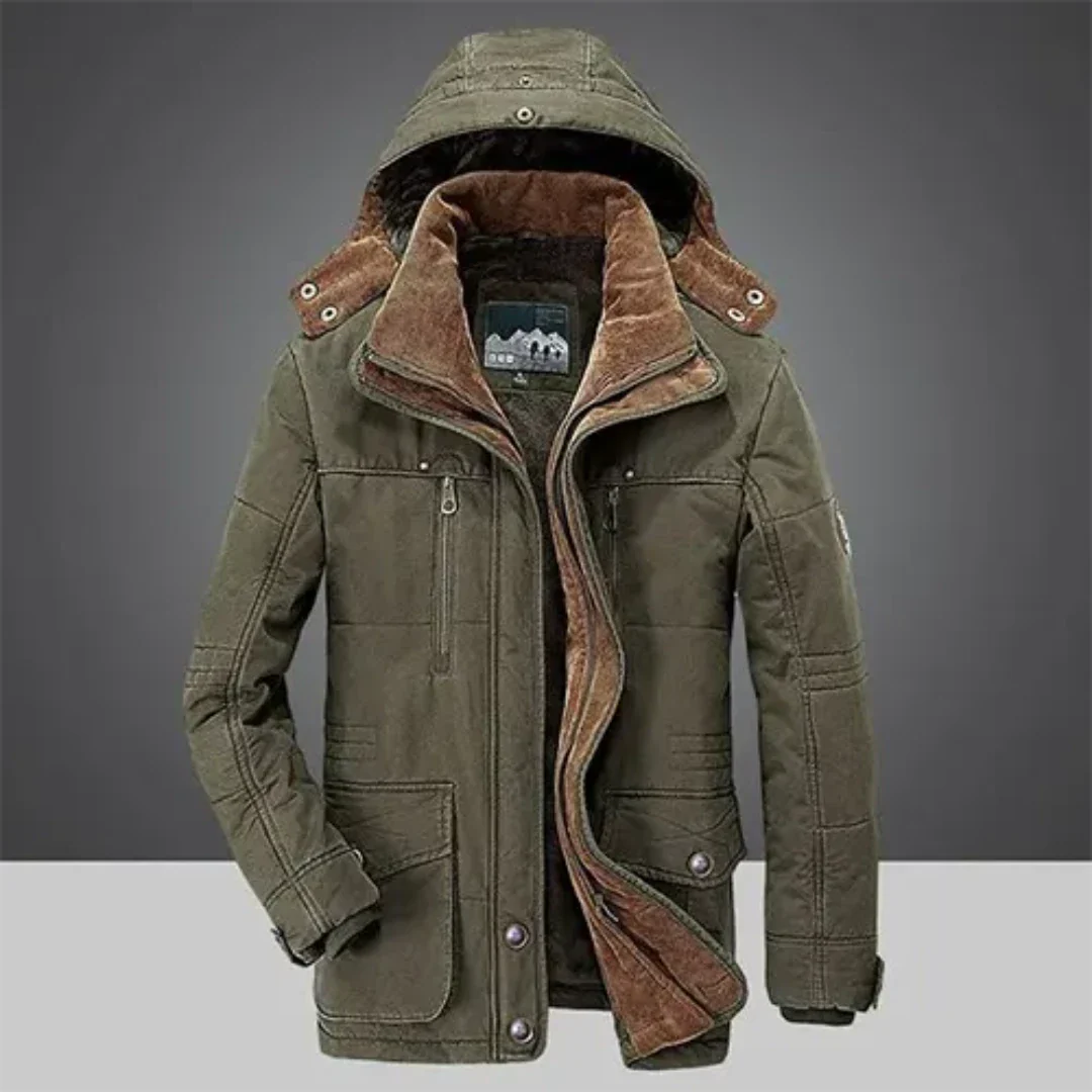 Luxe Men's Winter Jacket | Insulated, Classic Design 3