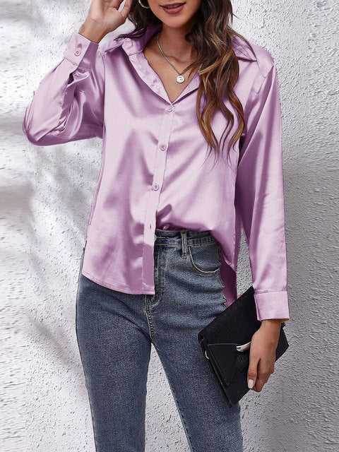 Luxe Women's Long-Sleeved Shirt | Elegant Design 4