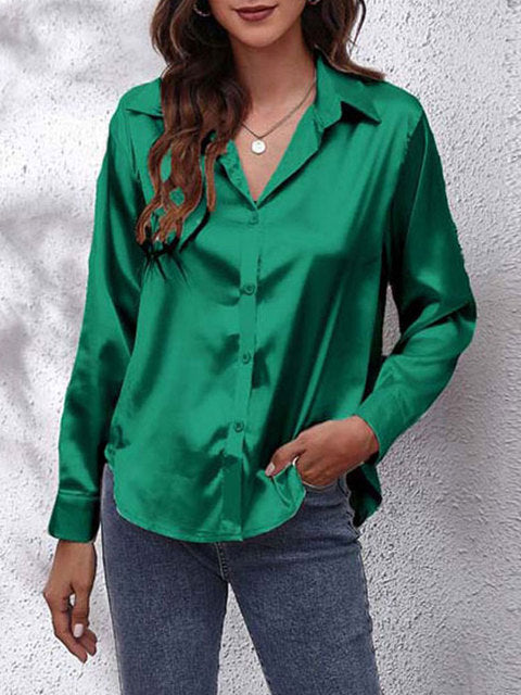 Luxe Women's Long-Sleeved Shirt | Elegant Design 7