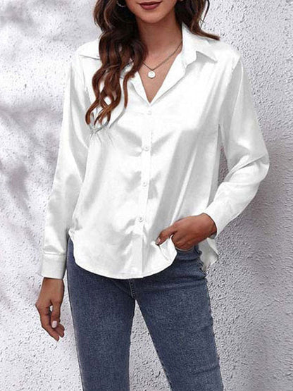Luxe Women's Long-Sleeved Shirt | Elegant Design 9