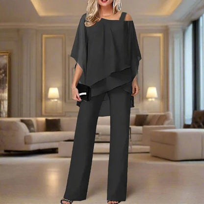 Luxe Women's Set | Elegant Chiffon, Comfortable Fit 0