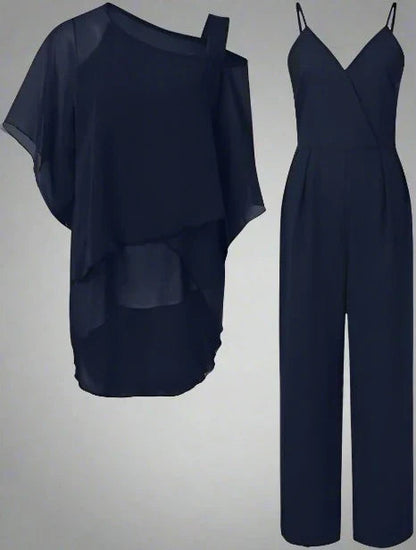 Luxe Women's Set | Elegant Chiffon, Comfortable Fit 1
