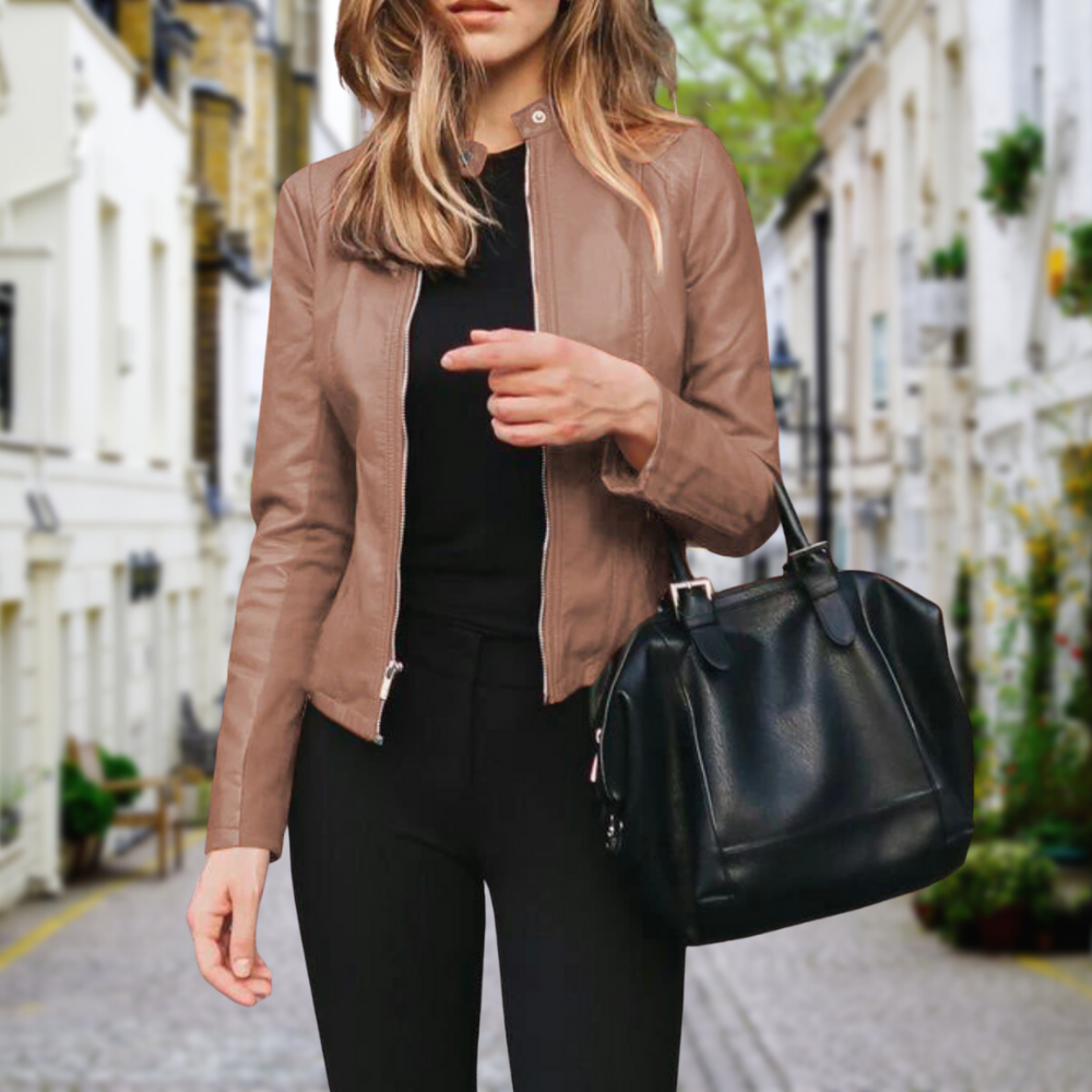 Mabel Women's Jacket | Tailored Slim Fit, Zip-Up Closure 1