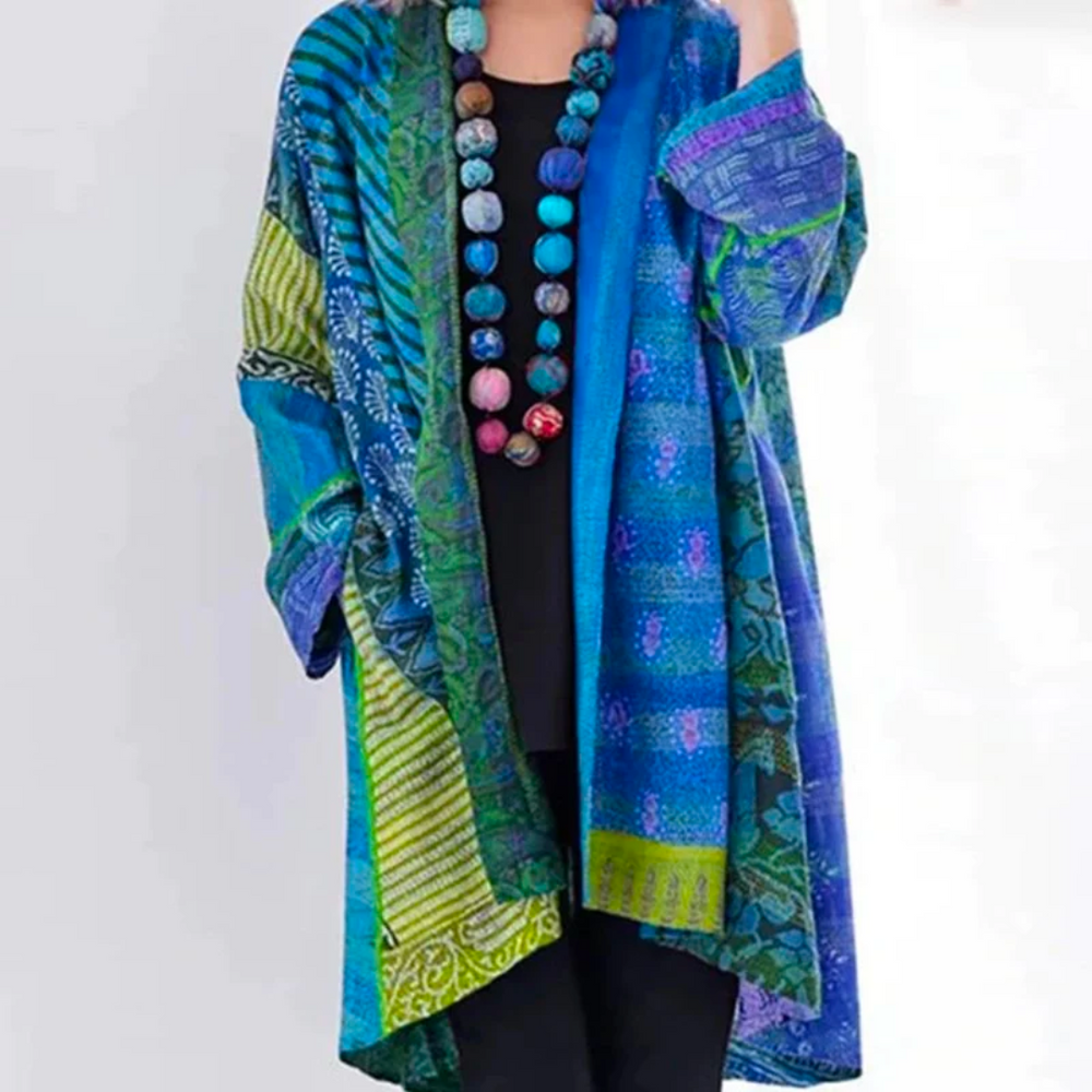 Macy Women's Long Cardigan | Colorful Design, Versatile Style 0