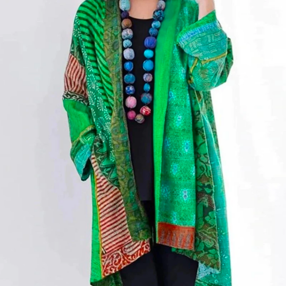 Macy Women's Long Cardigan | Colorful Design, Versatile Style 3