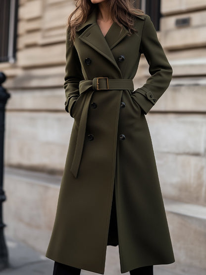 Mara Women's Trench Coat | Elegant Belted Design for Winter 0