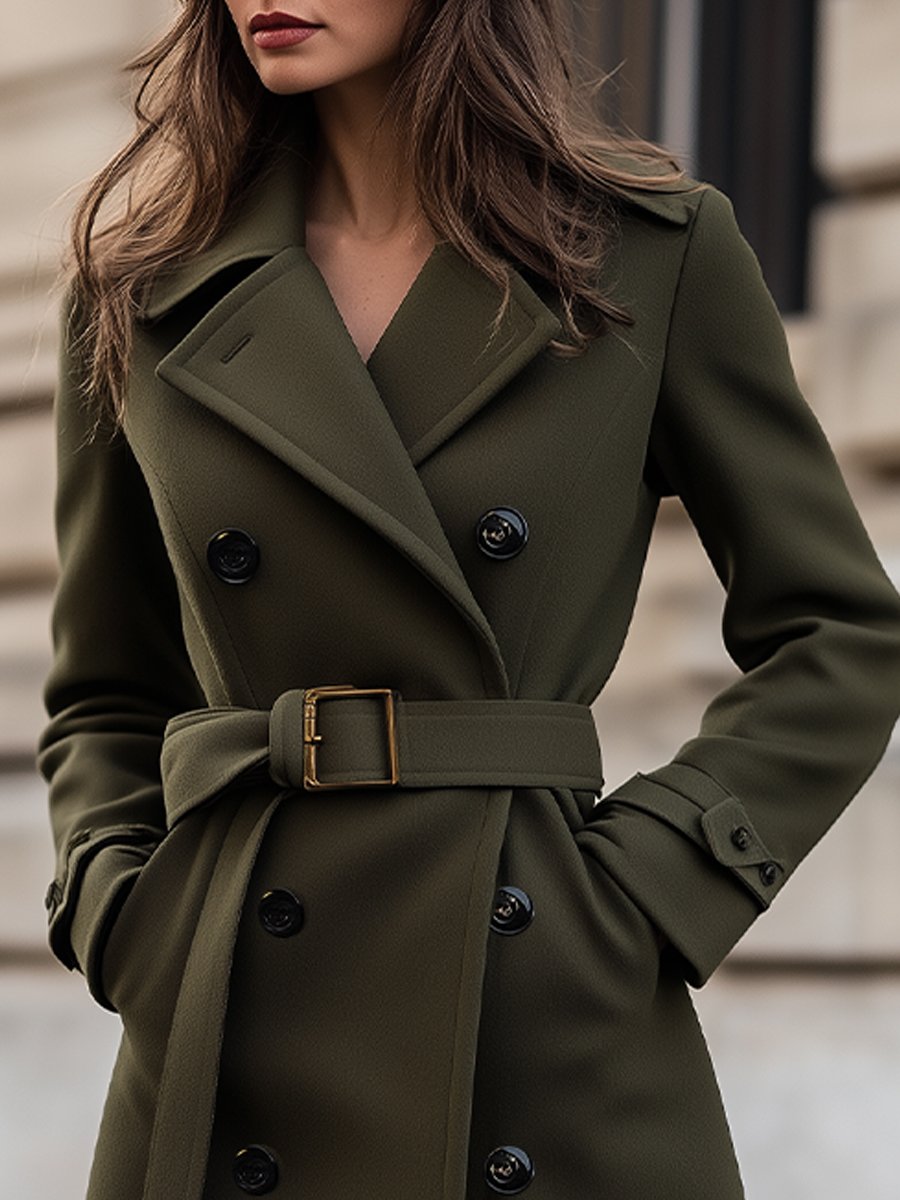 Mara Women's Trench Coat | Elegant Belted Design for Winter 1
