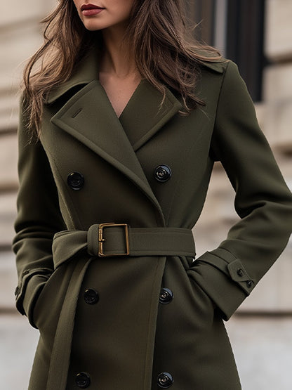 Mara Women's Trench Coat | Elegant Belted Design for Winter 1