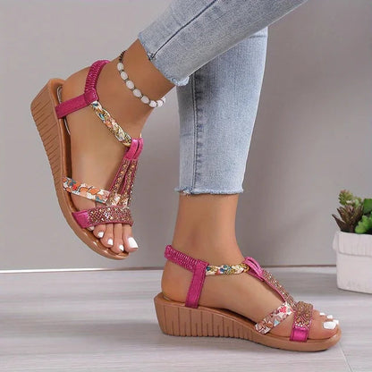 Marla Women's Wedge Sandals | Cushioned Sole, Lightweight Breathable Design 8