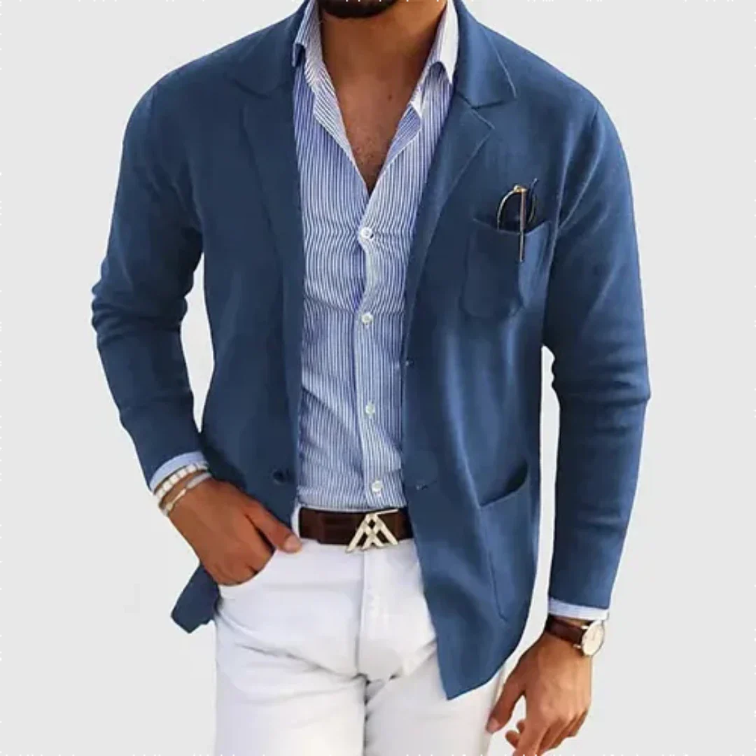 Mason Men's Blazer Jacket | Grey, Casual Comfort, Timeless Design 0